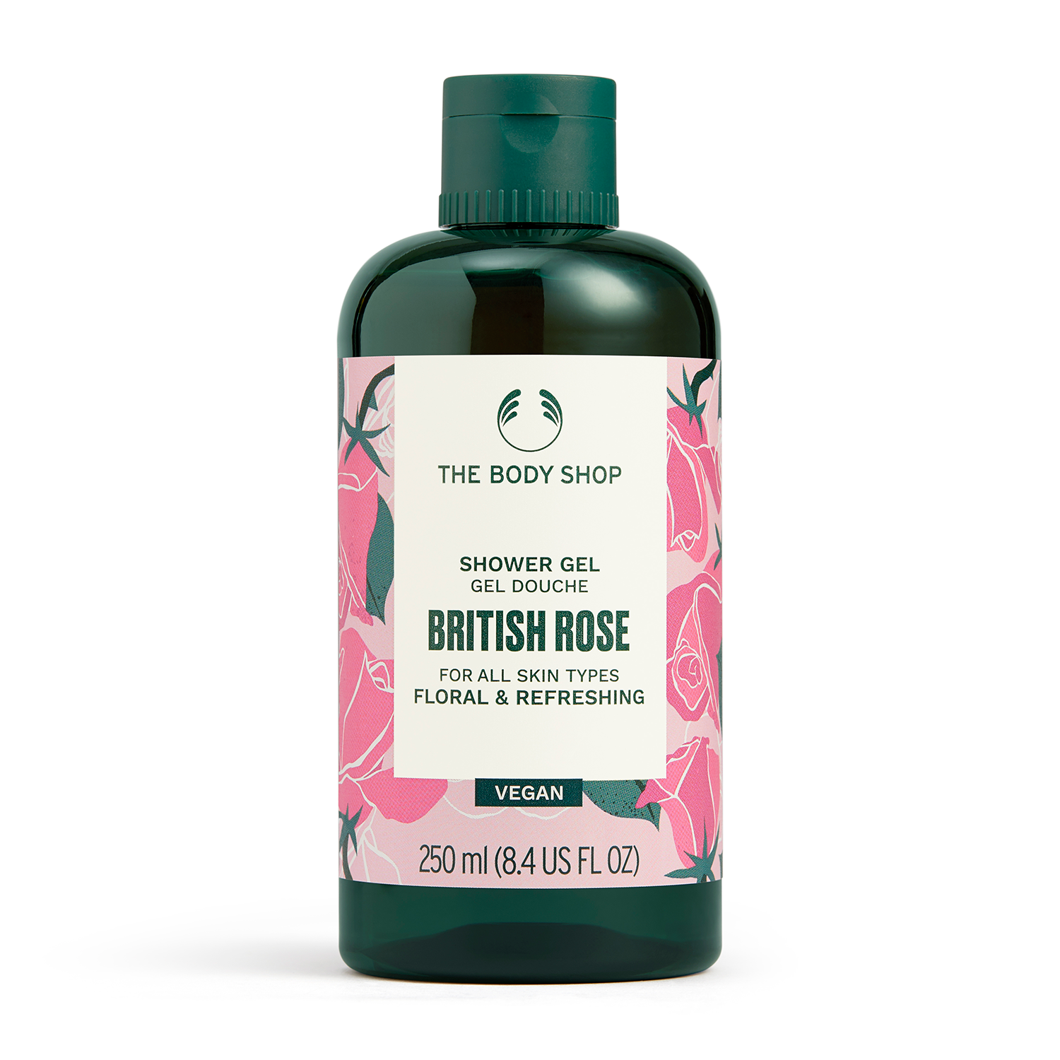 Gel de Ducha Rosa Británica