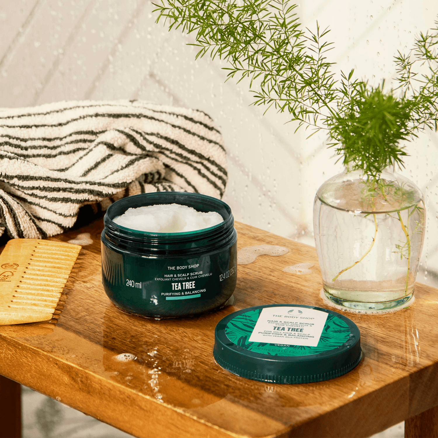 Exfoliante capilar Árbol de Té