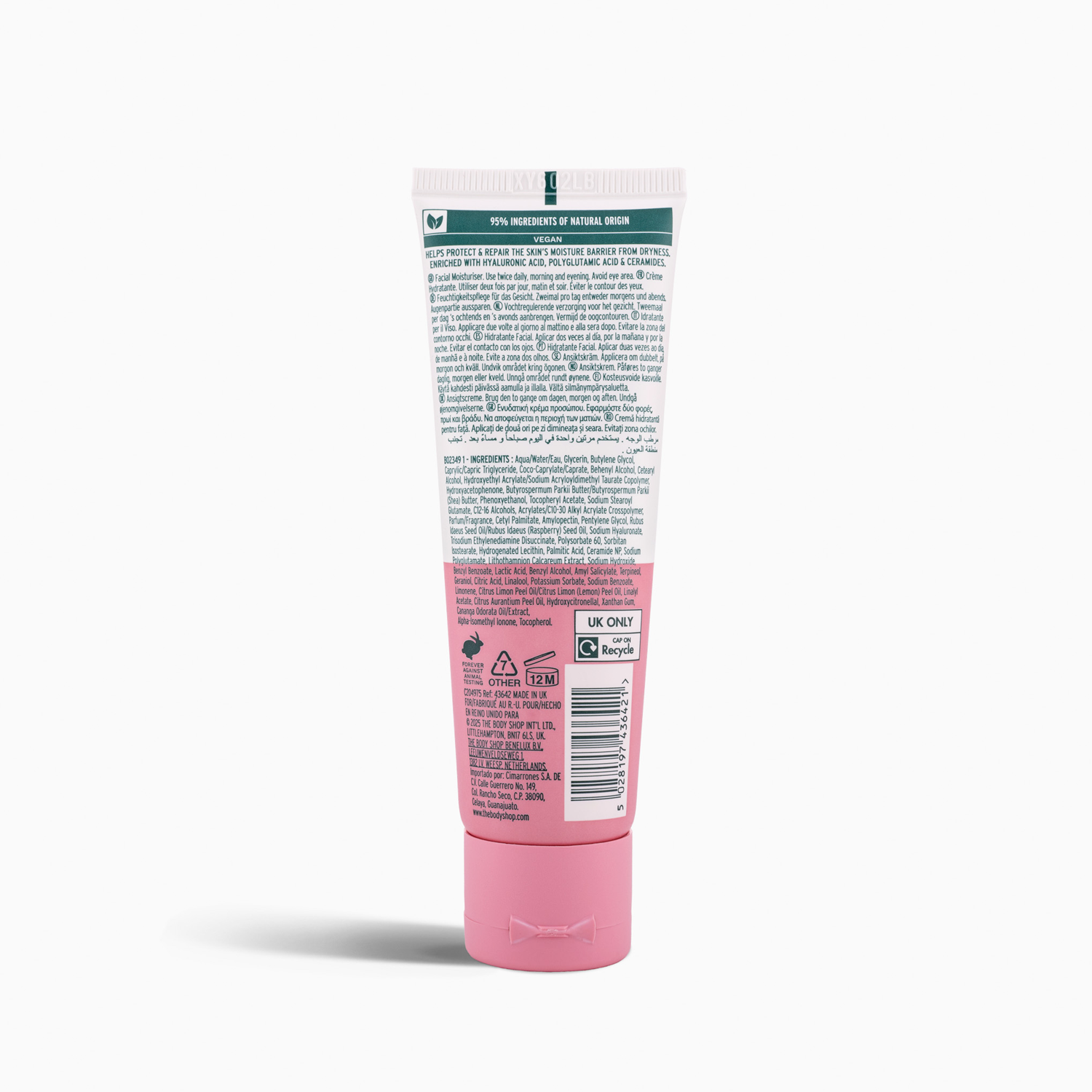 Crema Facial Reforzadora de Hidratación con Vitamina E