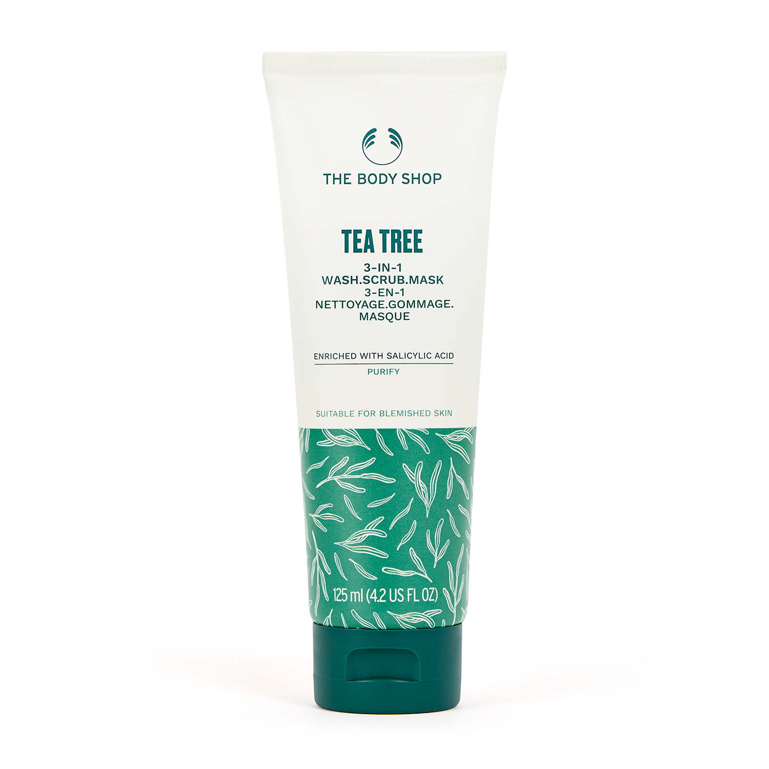 Mascarilla Exfoliante 3 en 1 Árbol de Té 125ml