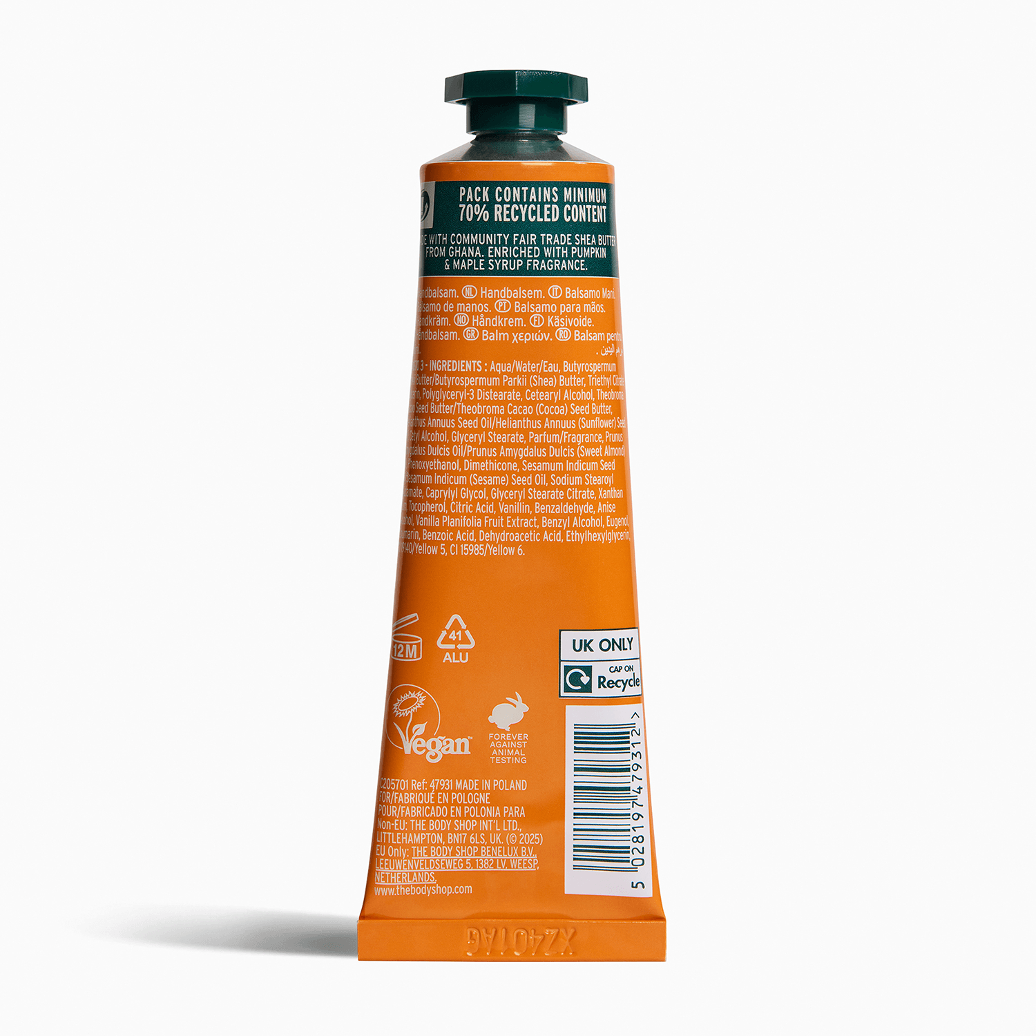 Crema de Manos Calabaza 30ml